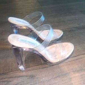 Steve Madden Clear Heels